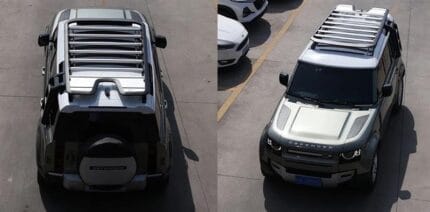 Yeni Defender 110 tavan sepeti gri