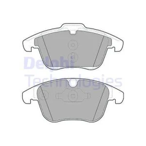 Range Rover Evoque, ön fren balatası, ME6G9J 2K021 AB, LR027309, LR004936-DIN